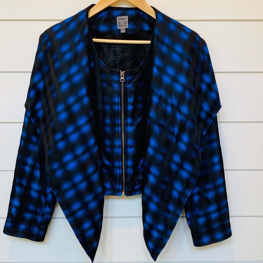 Seventy Two Changes Zipper Moto Blazer Jacket